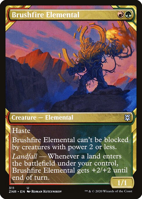 Brushfire Elemental - Zendikar Rising - 311