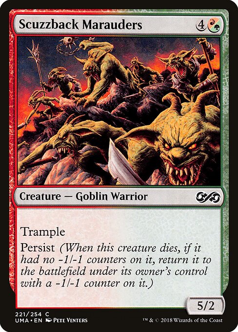 Scuzzback Marauders - Ultimate Masters - 221