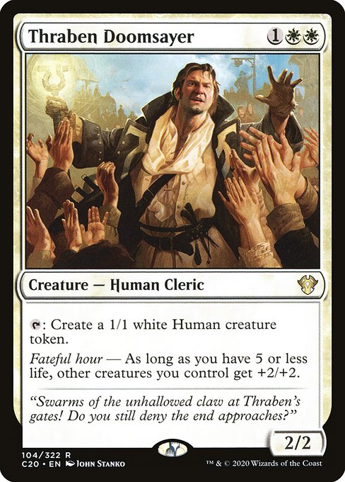 Thraben Doomsayer - Commander 2020 - 104