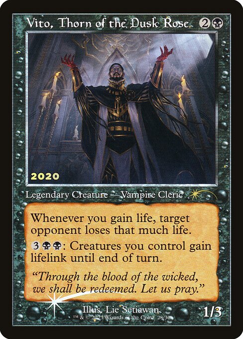 Vito, Thorn of the Dusk Rose - 30th Anniversary Play Promos - 28