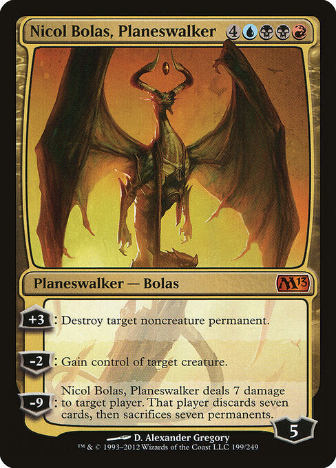 Nicol Bolas, Planeswalker - Magic 2013 - 199