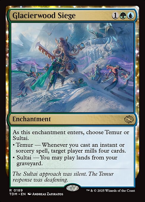 Glacierwood Siege - Tarkir: Dragonstorm - 189