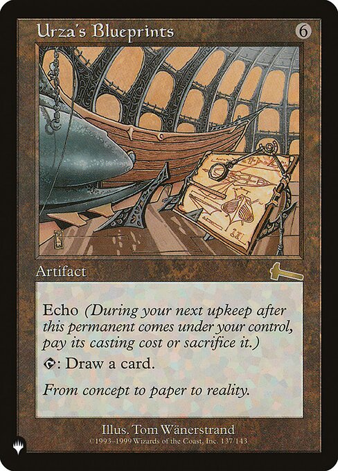 Urza's Blueprints - The List - ULG-137