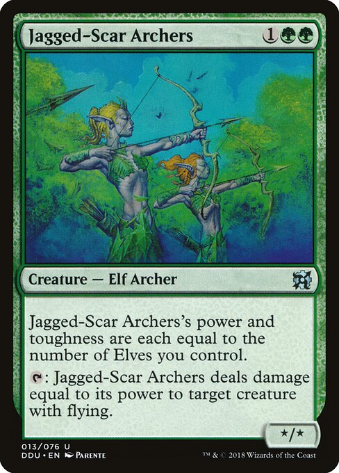 Jagged-Scar Archers - Duel Decks: Elves vs. Inventors - 13