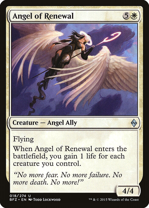 Angel of Renewal - Battle for Zendikar - 18