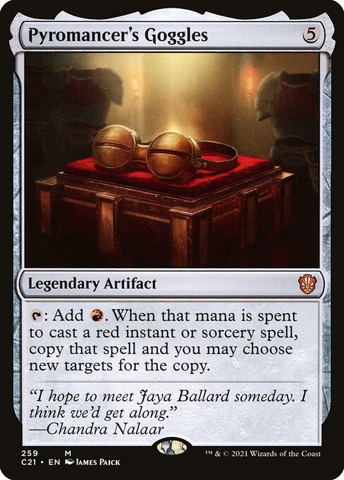 Pyromancer's Goggles - Commander 2021 - 259