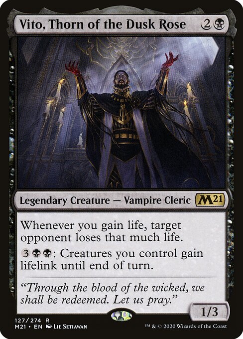 Vito, Thorn of the Dusk Rose - Core Set 2021 - 127