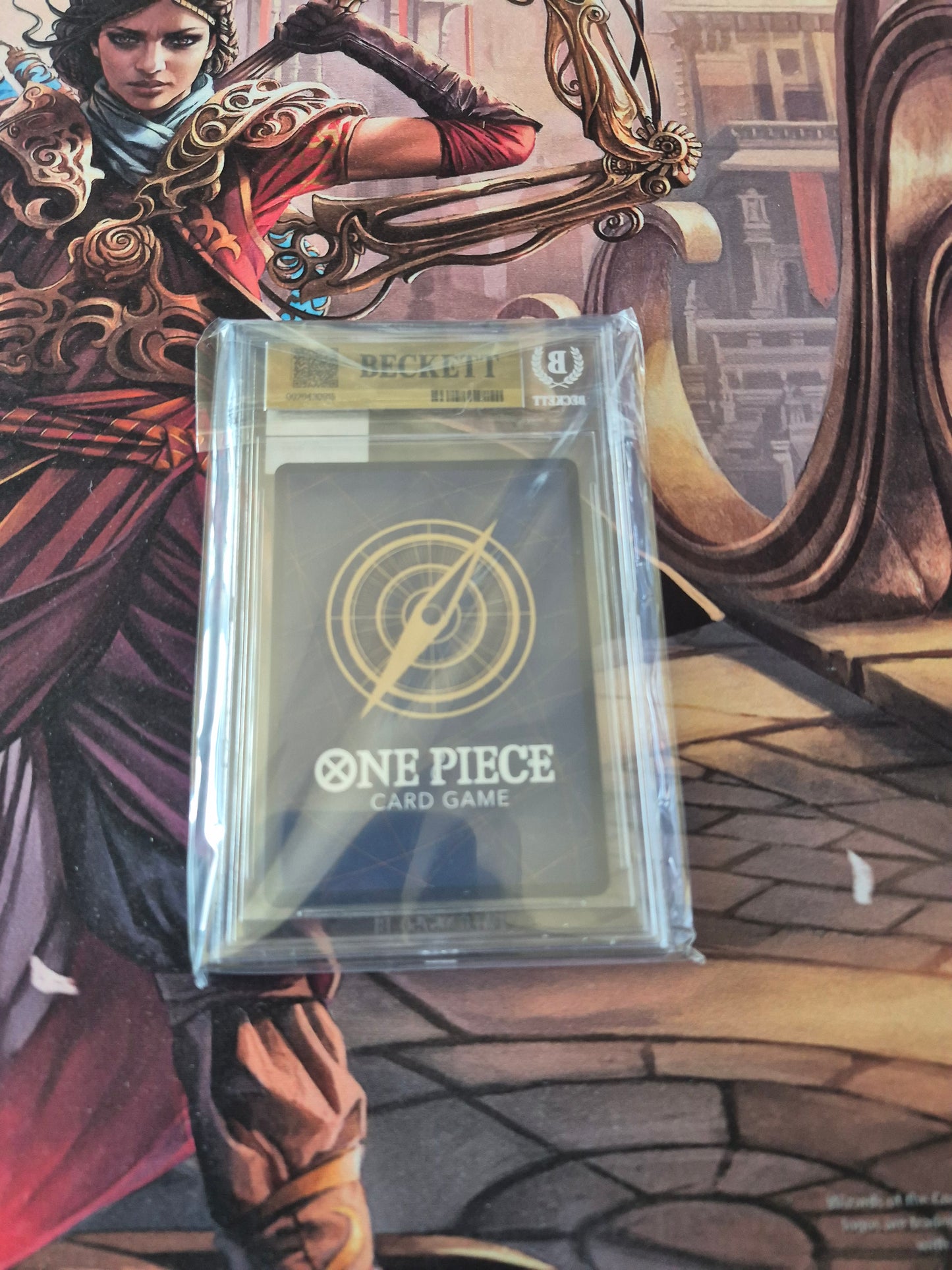 Marshall.D.Teach GOLD SP/(3rd Anniversary Special Card) 2025 2025 One Piece Card Game Legacy of the Master BGS 9.5