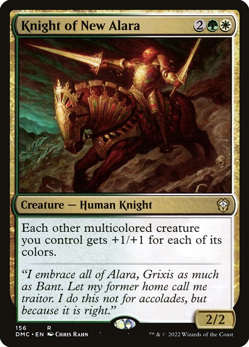 Knight of New Alara - Dominaria United Commander - 156