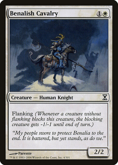 Benalish Cavalry - Time Spiral - 4