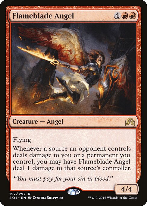 Flameblade Angel - Shadows over Innistrad - 157
