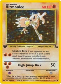 Hitmonlee (7) - Fossil - 07/62