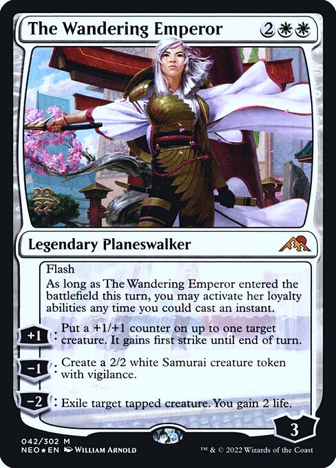 The Wandering Emperor - Kamigawa: Neon Dynasty Promos - 42s