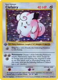 Clefairy - Base Set (Shadowless) - 005/102