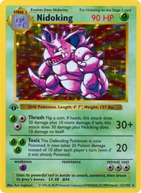 Nidoking - Base Set (Shadowless) - 011/102