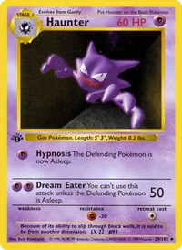 Haunter - Base Set (Shadowless) - 029/102