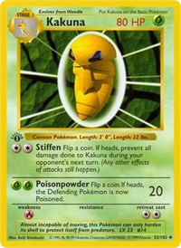 Kakuna - Base Set (Shadowless) - 033/102