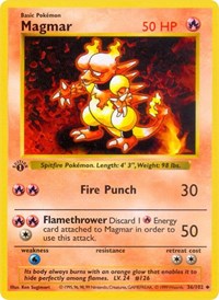 Magmar - Base Set (Shadowless) - 036/102