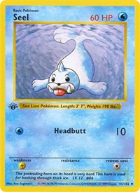 Seel - Base Set (Shadowless) - 041/102