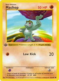Machop - Base Set (Shadowless) - 052/102