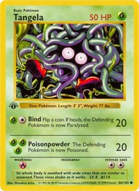 Tangela - Base Set (Shadowless) - 066/102