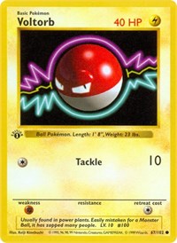 Voltorb - Base Set (Shadowless) - 067/102
