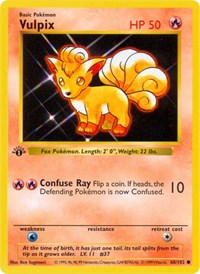 Vulpix - Base Set (Shadowless) - 068/102