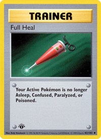 Full Heal - Base Set (Shadowless) - 082/102