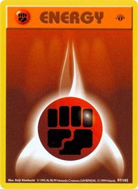 Fighting Energy - Base Set (Shadowless) - 097/102
