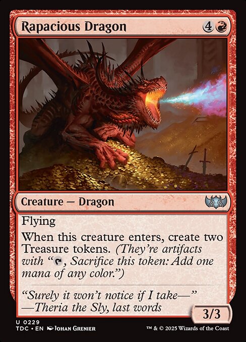 Rapacious Dragon - Tarkir: Dragonstorm Commander - 229