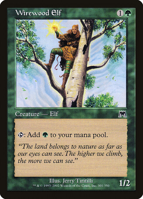 Wirewood Elf - Onslaught - 301