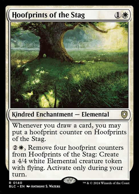 Hoofprints of the Stag - Bloomburrow Commander - 140