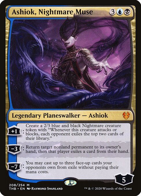 Ashiok, Nightmare Muse - Theros Beyond Death - 208