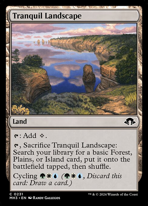 Tranquil Landscape - Modern Horizons 3 - 231