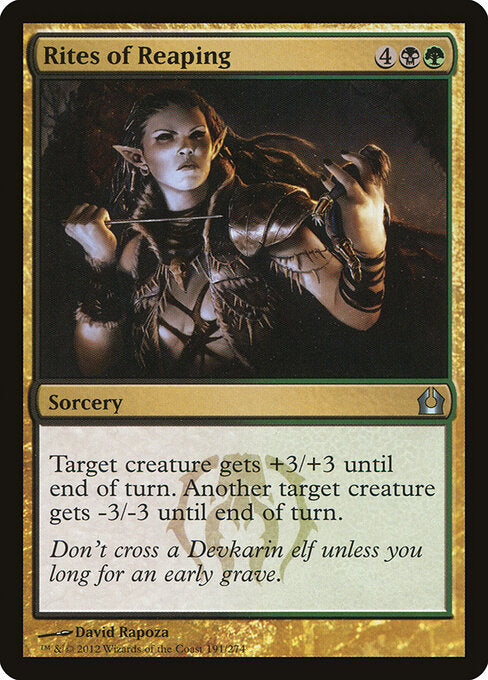 Rites of Reaping - Return to Ravnica - 191
