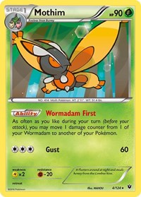 Mothim - XY - Fates Collide - 4/124