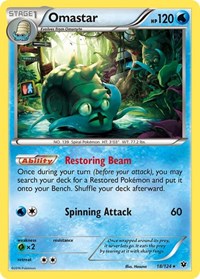 Omastar - XY - Fates Collide - 18/124