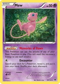 Mew - XY - Fates Collide - 29/124