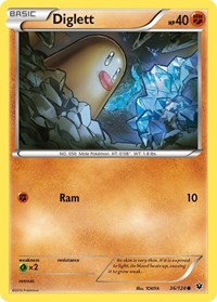 Diglett - XY - Fates Collide - 36/124