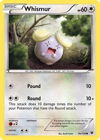 Whismur - XY - Fates Collide - 80/124