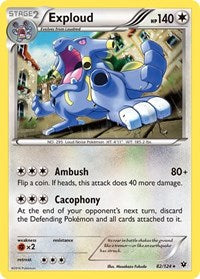 Exploud - XY - Fates Collide - 82/124