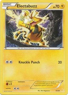 Electabuzz (15) - XY Trainer Kit: Pikachu Libre & Suicune - 15/30