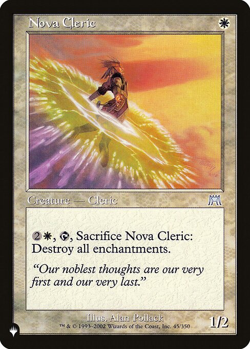 Nova Cleric - The List - ONS-45