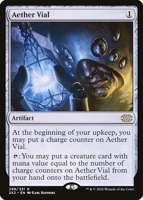 Aether Vial - Double Masters 2022 - 298