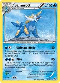 Samurott - XY - Steam Siege - 32/114