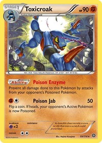 Toxicroak - XY - Steam Siege - 59/114