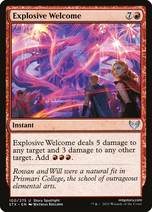 Explosive Welcome - Strixhaven: School of Mages - 100