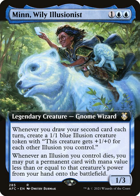 Minn, Wily Illusionist - Forgotten Realms Commander - 285