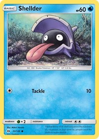 Shellder - SM Base Set - 33/149