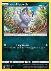 Alolan Meowth - SM Base Set - 78/149